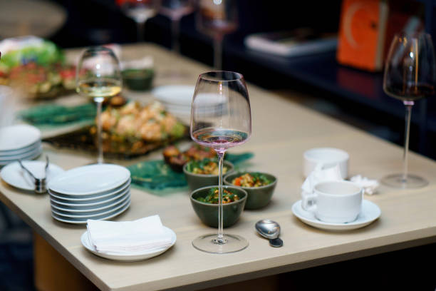 istock Luxurious linens in the blame for the wedding table 1070252820