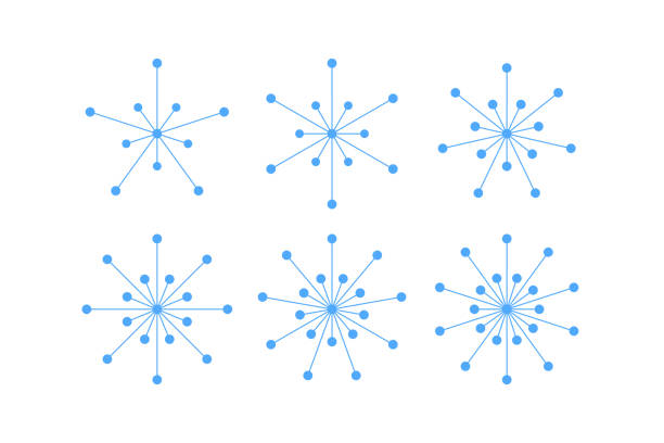 Snowflake Border Thin Illustrations, Royalty-Free Vector Graphics ...