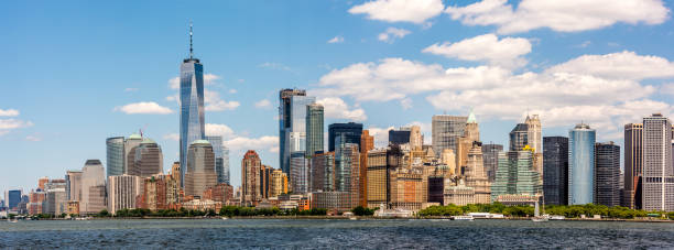istock Panoramic View of New York City's Lower Manhattan 1070273366