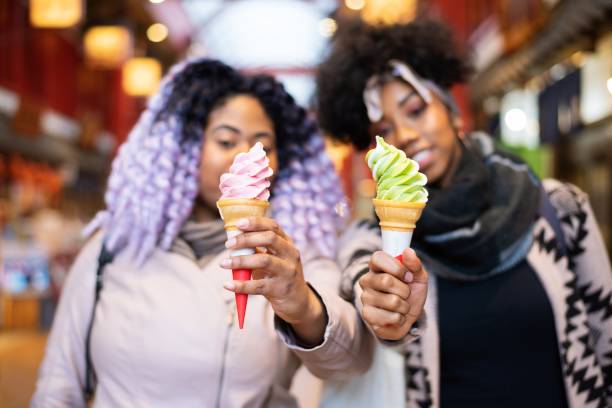 istock Millennial travellers exploring local delicacies 1070278860
