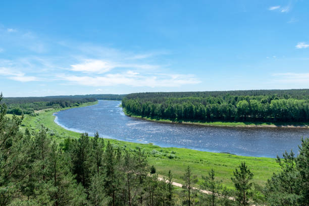 istock calm summer day view by the lake with clean water 1070280754