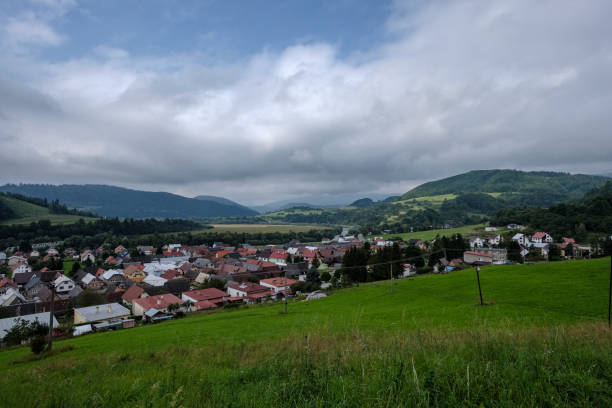 istock country village rooftops in Slovakia 1070287512