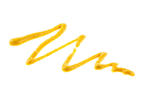 istock Mustard sauce on a white background 1070305016