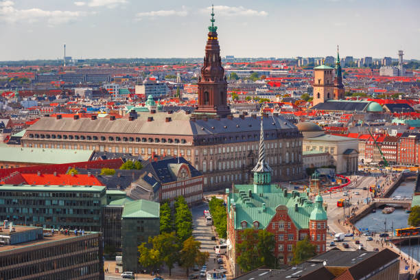 istock Aerial view of Copenhagen, Denmark 1070331376