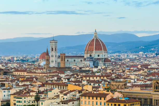 istock Firenze Duomo landmark. Panorama view from Piazzale Michelangelo. 1070331400