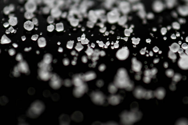 Sea salt texture as background