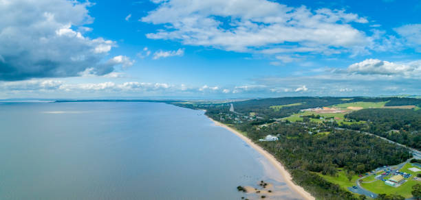 istock Ocean coastline in Australia - aerial view 1070353280