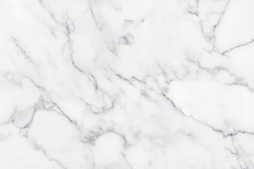 White marble texture with natural pattern for background or design art work.