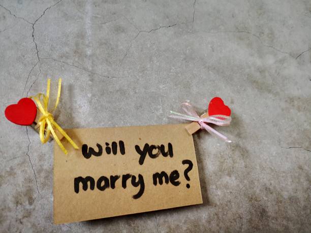 istock Will you marry me written on the wall 1070355488