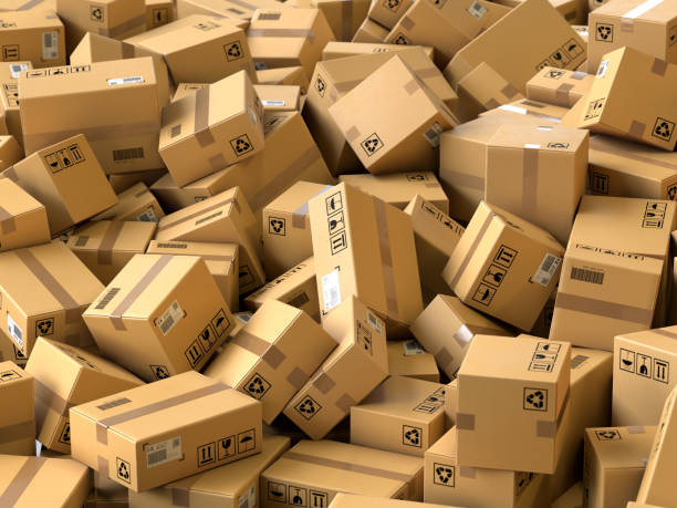 istock Shipping and logistics concept,cargo box 1070365110