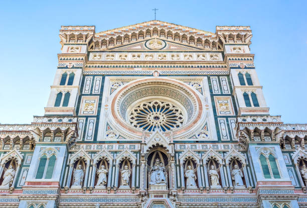 Facade Florence Cathedral, Florence, Tuscany, Italy