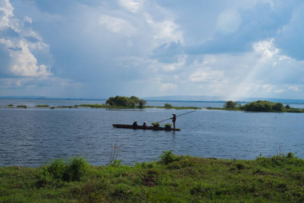 istock The river and the sky beautiful 1070388230