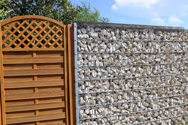 istock Gabion fence wall 1070389494