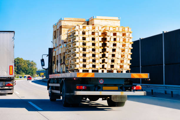 istock Carrier vessel in highway road Poland 1070389536