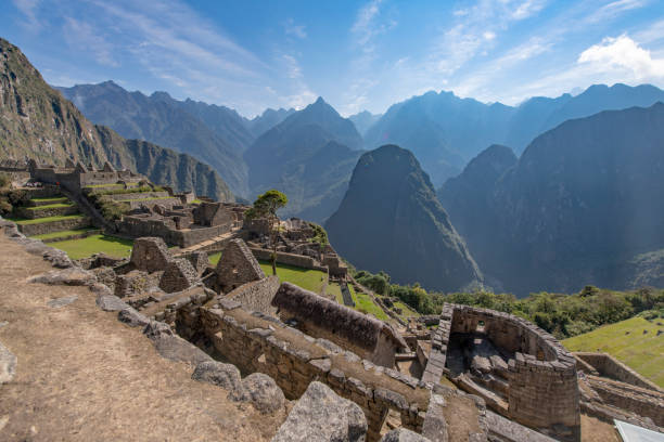 Machu Picchu, the citadel of the Inca Empire located in Peru, South America.