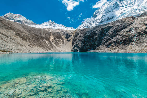 istock Glacier lake in the Andes Mountains in Peru 1070394680