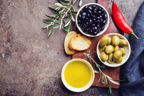 istock A set of olives and olive oil 1070394690