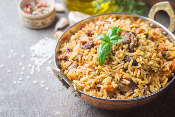 istock Lamb pilaf in a bowl 1070394956