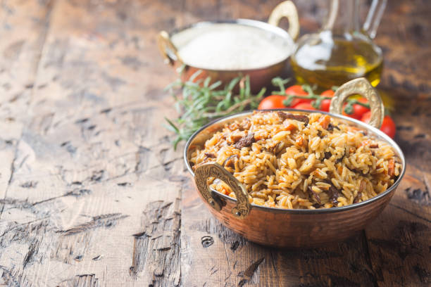 istock Lamb pilaf in a bowl 1070395456