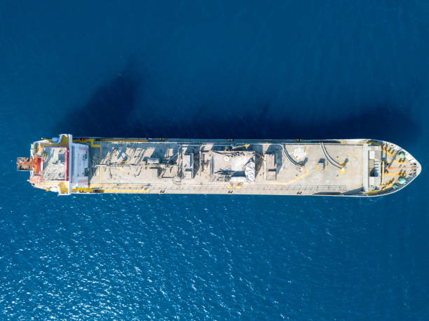 istock General cargo ship at sea - Aerial image 1070397094