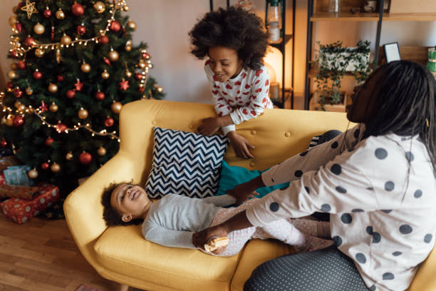 istock Family Gathered on Christmas Morning 1070400466