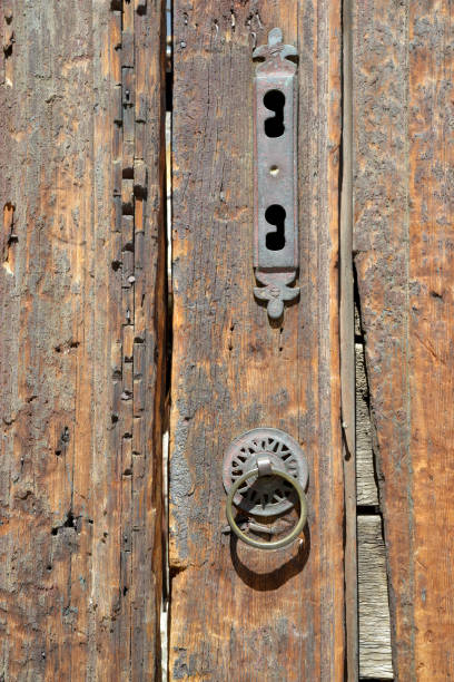 istock Old house door 1070401300