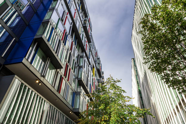 istock Abstract Modern Architecture in the City 1070402608