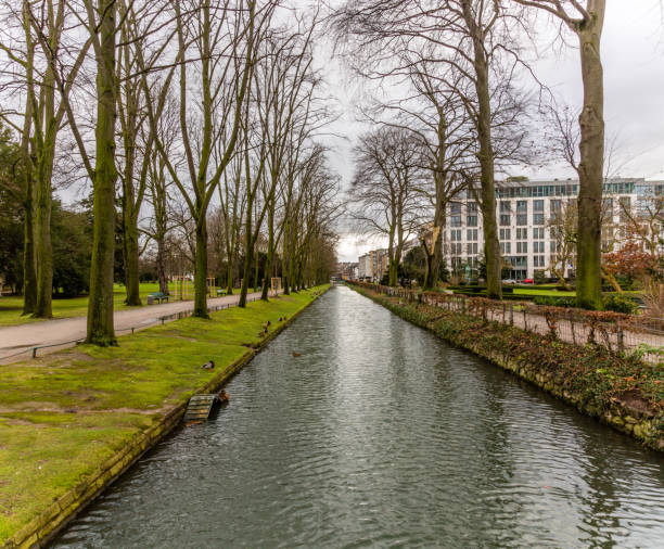 istock River in the city 1070403004