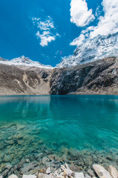 istock Glacier lake in the Andes Mountains in Peru 1070412670