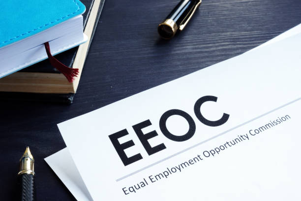 istock Equal Employment Opportunity Commission EEOC document and pen on a table. 1070418716