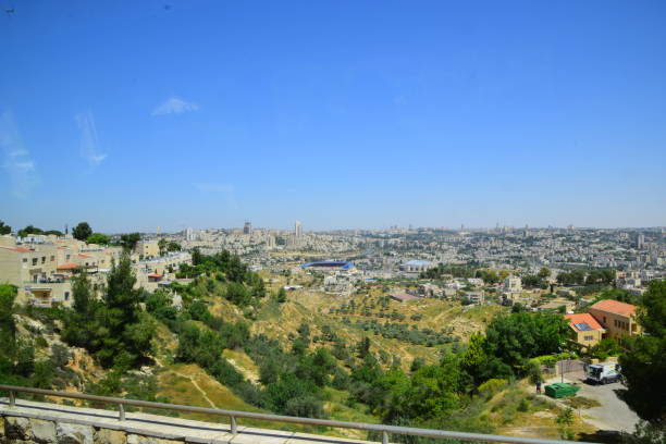istock Jerusalem suburbs from a Bethlehem hilltop on a sunny summer day 1070419066