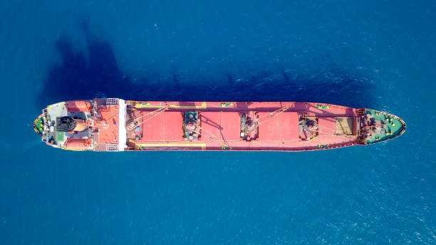istock General cargo ship at sea - Aerial image 1070433162