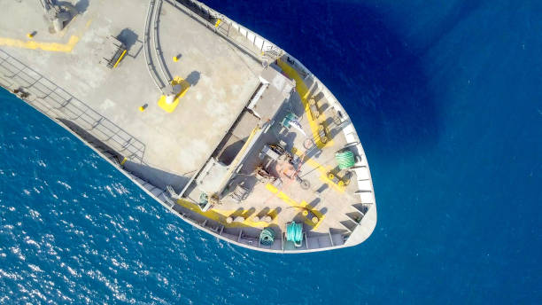 istock General cargo ship at sea - Aerial image 1070435246