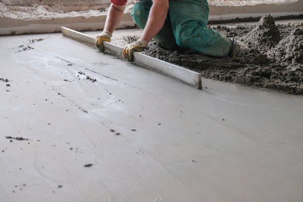 istock builders poured concrete at the construction site 1070439800