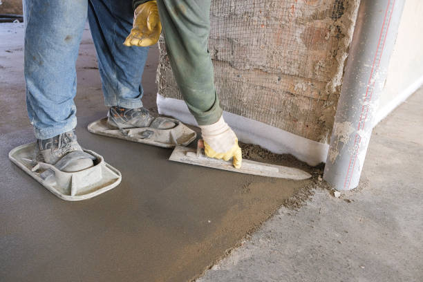 istock builders poured concrete at the construction site 1070439914