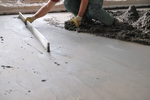 istock builders poured concrete at the construction site 1070440286