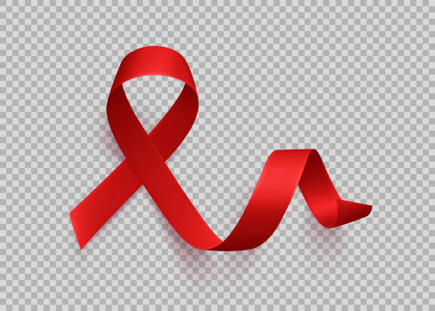 illustrations, cliparts, dessins animés et icônes de réaliste le ruban rouge, monde illustration de vecteur pour le symbole, le 1 décembre, jour du sida. journée mondiale du cancer - 4 février. - aids awareness ribbon