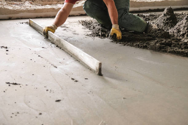 istock builders poured concrete at the construction site 1070441052
