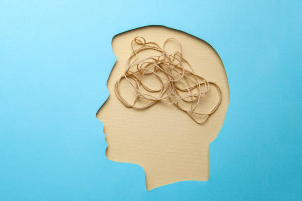 istock Confused thoughts in my head. Inability to Express Your Thoughts 1070445336