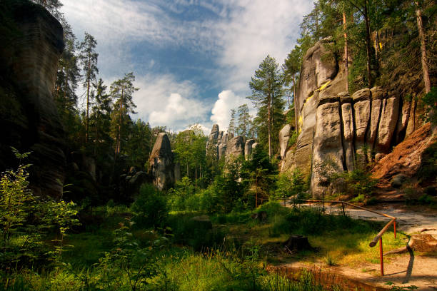 istock Rocky town in Adrspach. 1070447934