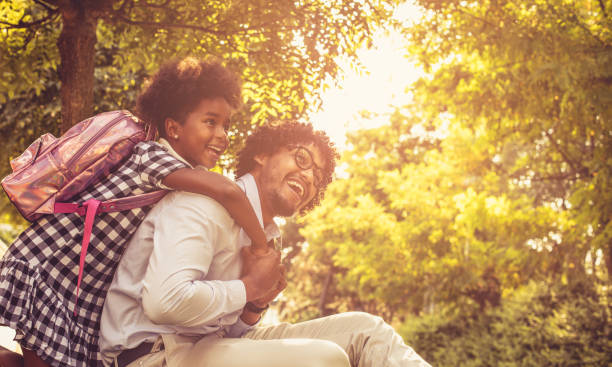 istock Dad, let's play, the day is beautiful. 1070451916