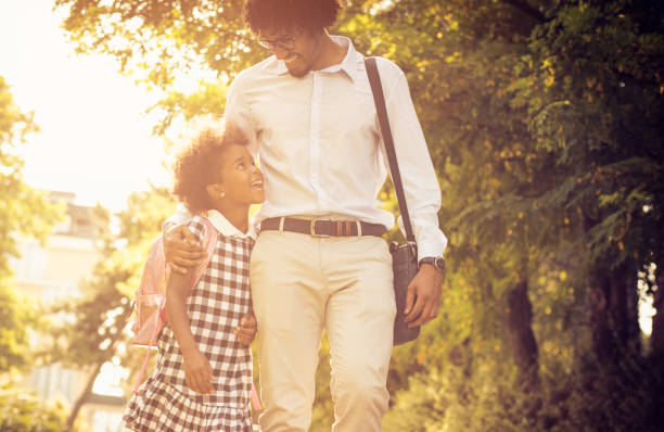 istock Dad, the day at school was fantastic. 1070451948