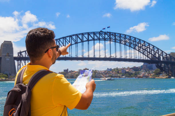 istock Tourist at Sydney Harbor Bridge 1070460598