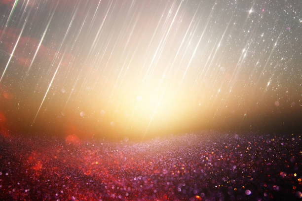 istock Red, black and gold glitter lights background. defocused. 1070462712