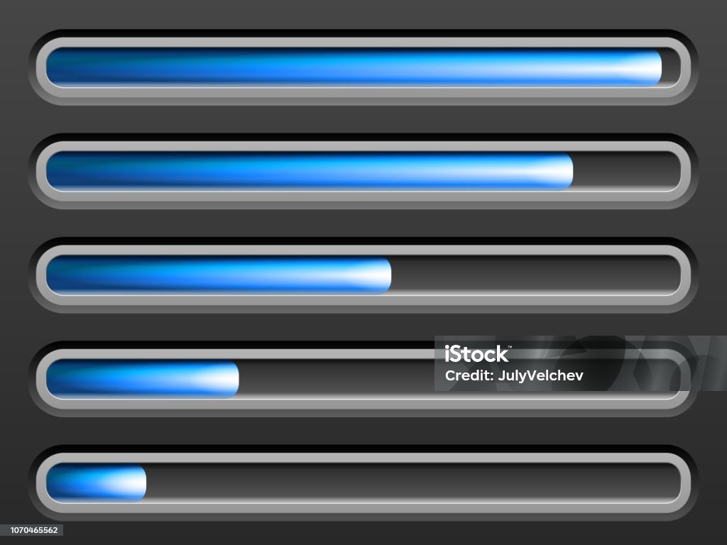 Small Loading Bar Loading Bar Stock Illustration - Download Image Now - Backgrounds ...