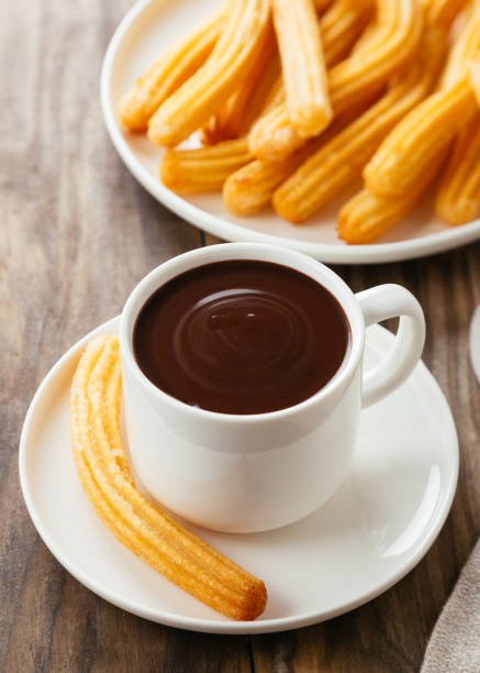 istock Traditional Spanish chocolate with churros 1070515152