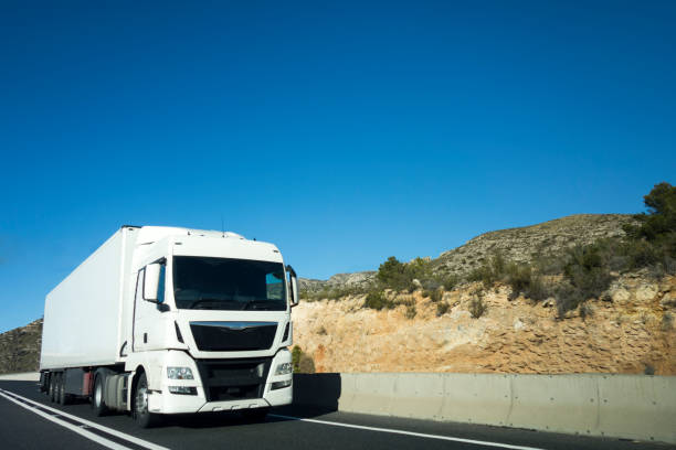 istock Truck on the road 1070517482