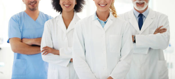 istock Group of doctors looking at the camera. 1070519160