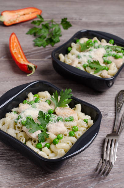 istock Traditional pasta with chicken slices 1070526710