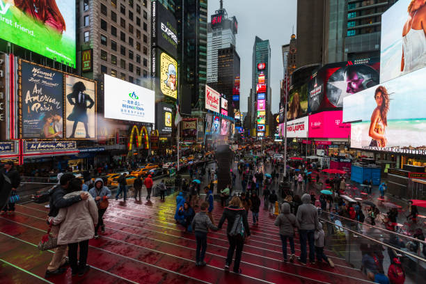 紐約時代廣場 - times square billboard 個照片及圖片檔